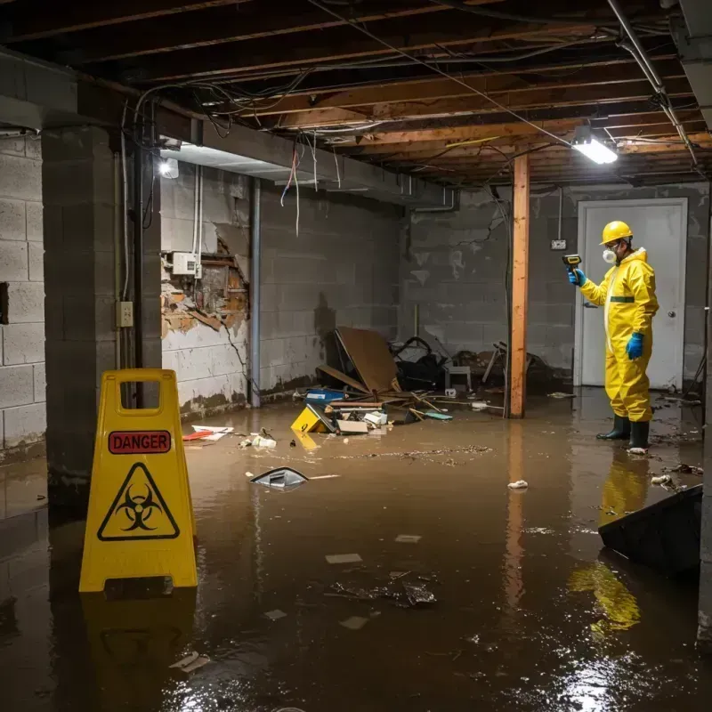 Flooded Basement Electrical Hazard in Golden Valley, AZ Property